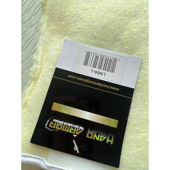 Hand Armor Heat Resistant Gloves Large Chopper Liners Sherpa Yellow Comfort NEW - Picture 2 of 7